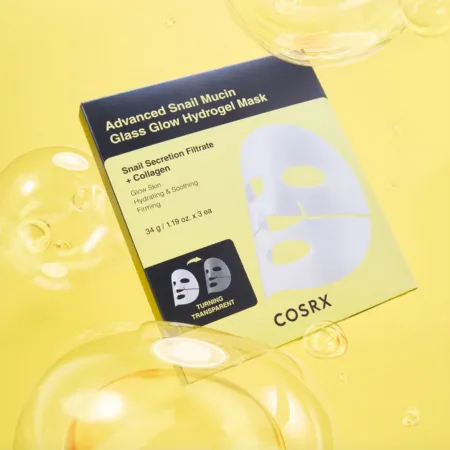 Home zimolange COSRX Advanced Snail Mucin Glass Glow Hydrogel Mask 3ea Namibia